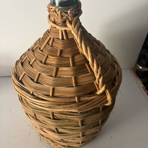 Damigzana used with protective cover and two plastic gifts
