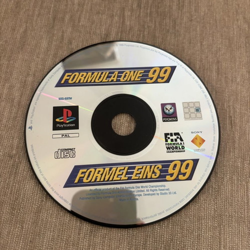 F1 99 PlayStation 1 PS1 game used, disc only