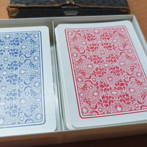 Torcello playing cards set used, 2 decks, 100% PVC, Dal Negro