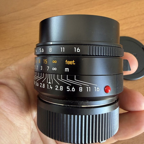 Leica Summilux 35mm FLE II lens used
