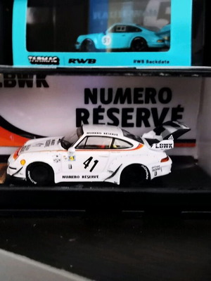 Tarmac RWB from Team Transport with custom box like new