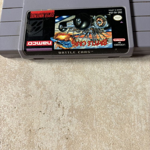 Battle Cars Super Nintendo SNES American