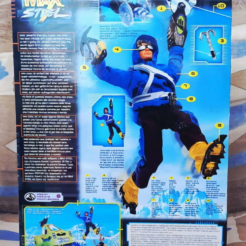Max Steel Arctic Commando figure new sealed Mattel 2000