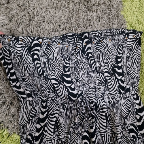 Debehams UK Cotton Strapless Midaxi Dress Size M Like New