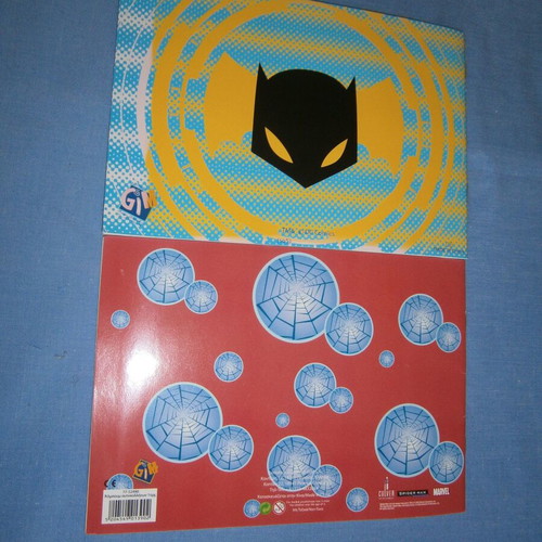 Sticker albums Batman and Spiderman new, set of 2