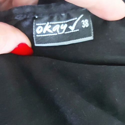 Okay by S'Oliver women's blouse with leather prints