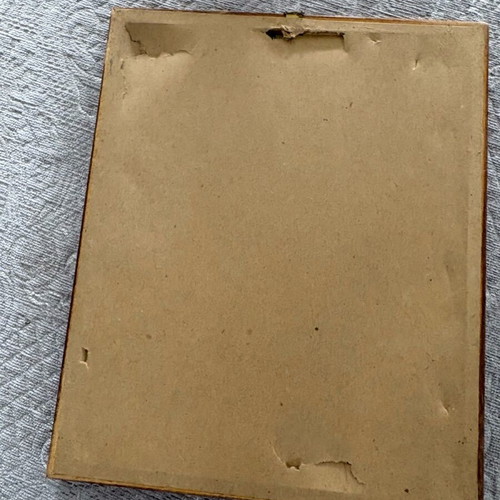 Vintage wooden photo frame 19x23 cm used