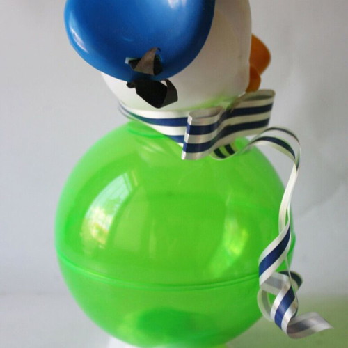 Vintage 70's Donald Duck candy container Disney figure new