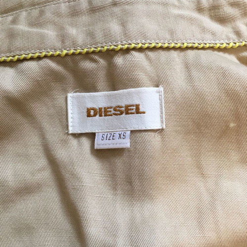 Diesel Women Cotton/Linen Vest XS like new, brown