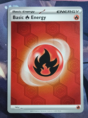 Basic Fire Energy Reverse Holo like new