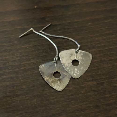 Oxette earrings used, silver