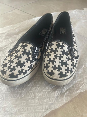 Vans Μπαλαρίνες σαν καινούργιες, Νο 38,5, μαύρο και άσπρο