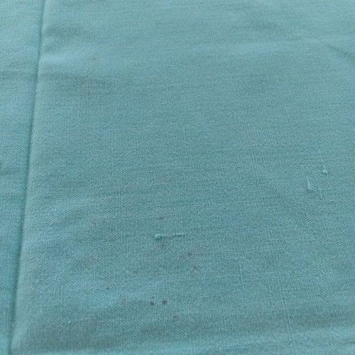 Tablecloth used with small imperfections