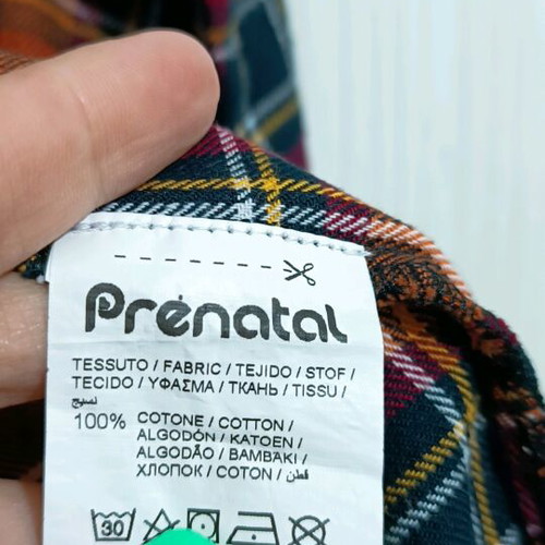 Prenatal shirt for boy 3-4 years like new, long sleeve, black and orange