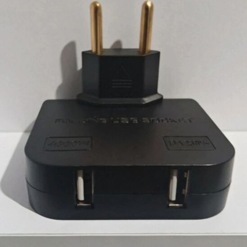 Socket with USB and standard socket new, rotating 180 degrees