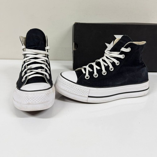 Converse Chuck Taylor All Star Lift Platform High Top used, black, size 37
