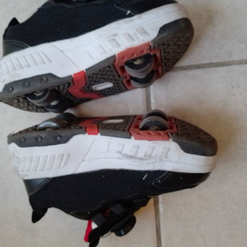 Roller shoes black athletic size 28 like new