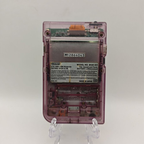 Game Boy Pocket Atomic Purple used, fully functional, missing cover