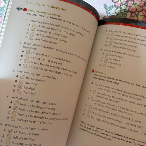 English book used without CD