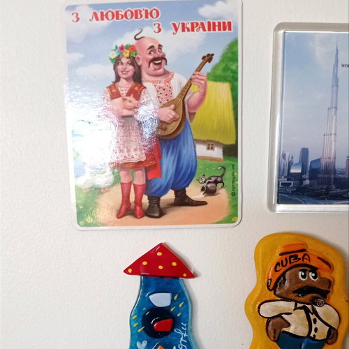 Travel fridge magnets like new, pack of 6
