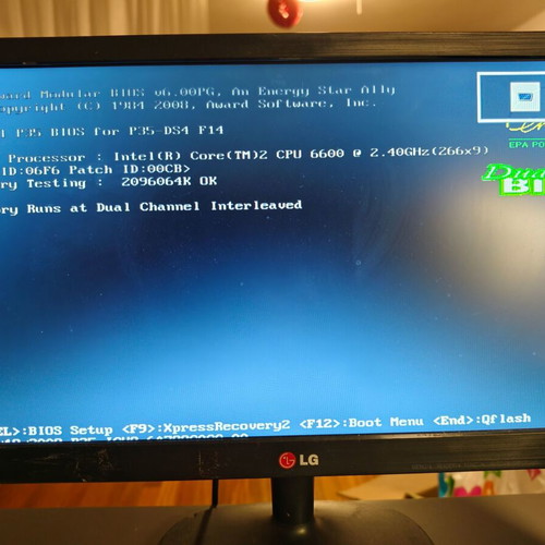 Intel Core 2 Duo E6600 processor used, 2.40GHz, Socket LGA775
