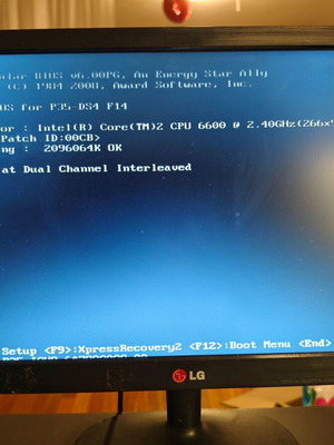 Intel Core 2 Duo E6600 processor used, 2.40GHz, Socket LGA775