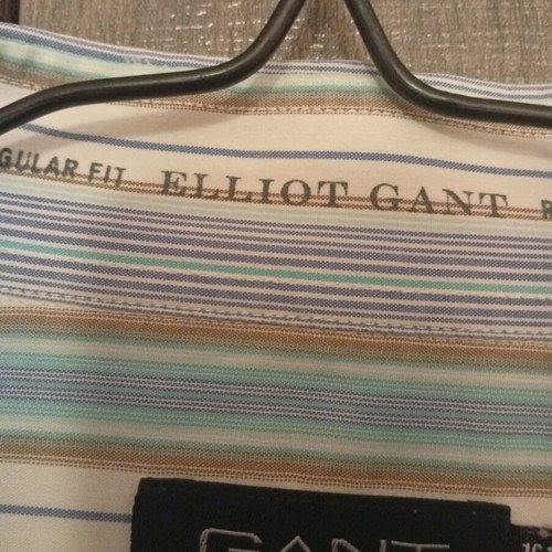 Gant men's shirt like new, blue and turquoise, sizes L and XL