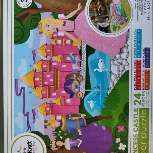 Floor puzzle like new with 24 large pieces