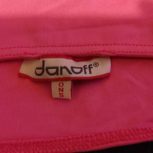 Pink strapless top one size elastic like new