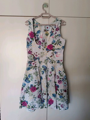 MY TIFFANY women's floral dress size large like new multicolor