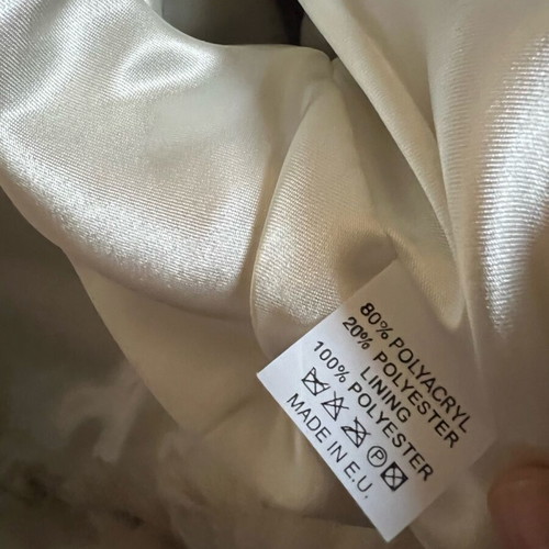 Fur bolero like new, not very short