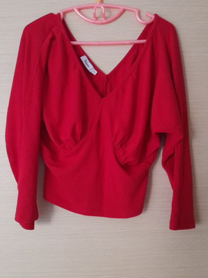 Toi&Moi red blouse size M/L like new