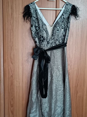 Dress like new, black and silver, sizes XL and XXL