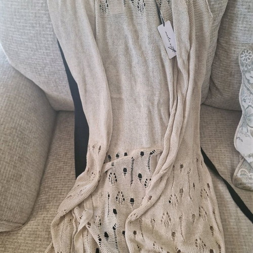Knitted kimono new, beige Nadia Rapti
