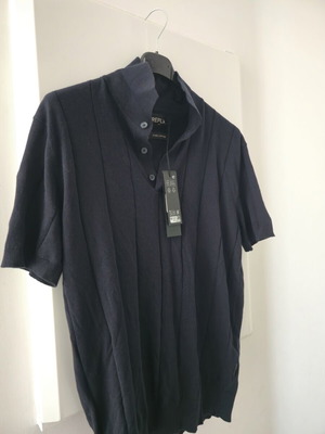 Replay Polo shirt, black, XL, pure cotton