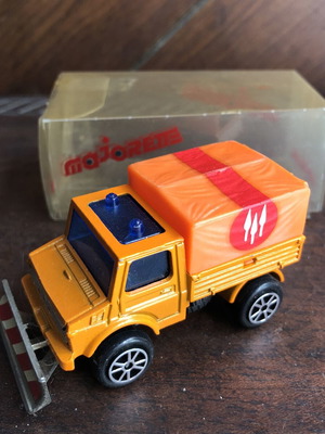 Vintage Majorette Mercedes-Benz Unimog Chasse-Neige 1976 μεταχειρισμένο