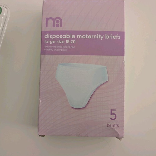 Maternity briefs new, pack of 4, white