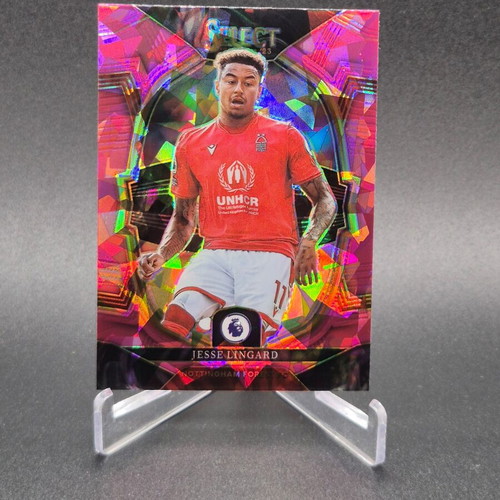 2022-23 Panini Select Premier League Terrace Pink Ice Prizm Jesse Lingard Nottingham Forest card