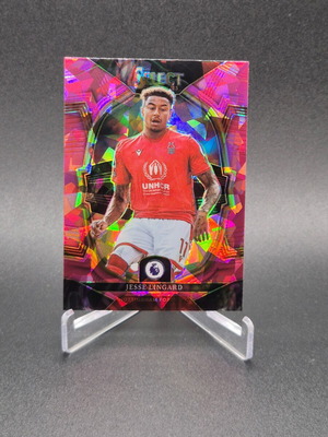 2022-23 Panini Select Premier League Terrace Pink Ice Prizm Jesse Lingard Nottingham Forest card