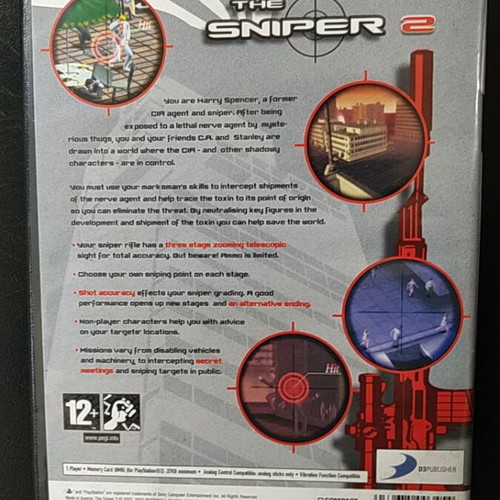 The Sniper 2 PlayStation 2 used