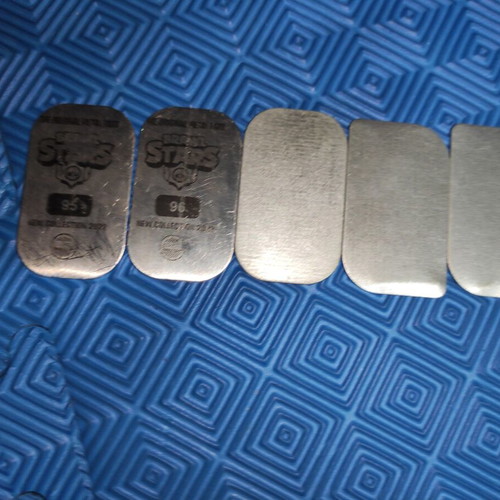 Brawl Stars 8-BIT collectible iron tags like new, set of 5 pieces