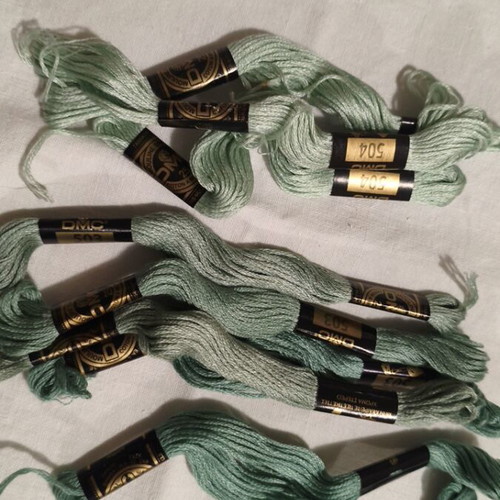 DMC Mouline embroidery thread pack of 9 new