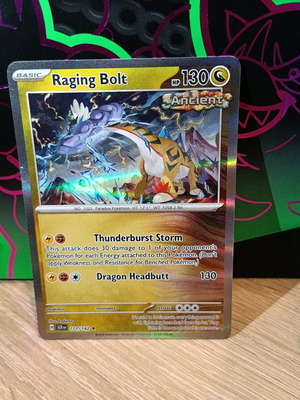 Raging Bolt (SCR 111) Pokémon card holo new