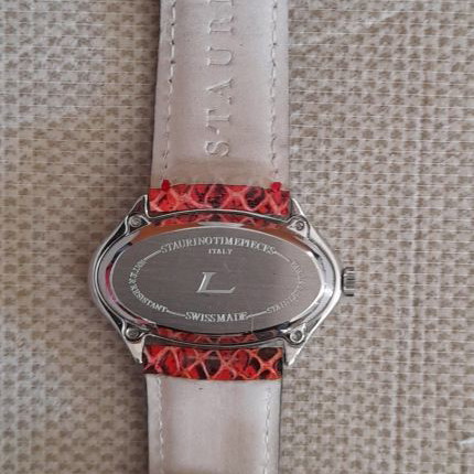 Staurino women's wristwatch new with leather strap and sapphire crystal