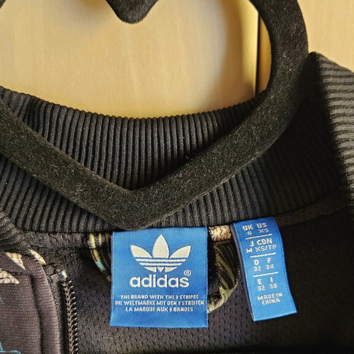 Adidas multicolor jacket, XS