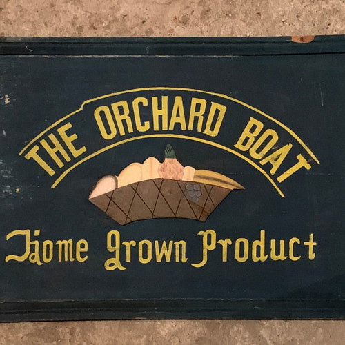 Wooden sign old used, needs restoration