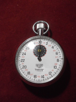 Heuer Trackstar 7 Jewels vintage mechanical stopwatch used