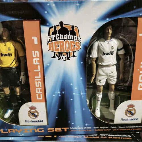 FTChamps Heroes action figures Real Madrid Iker Casillas and Raúl new