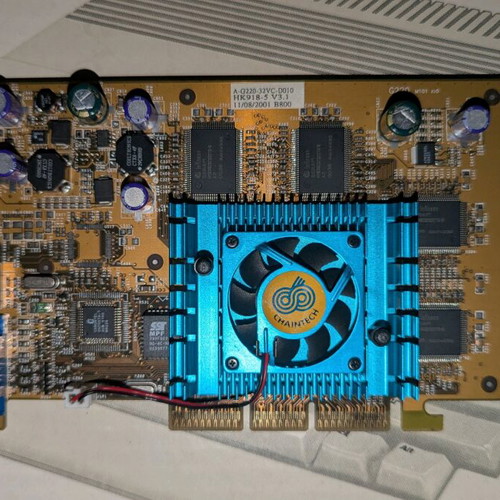 GeForce 2Ti 32 MB AGP used graphics card (Retro)