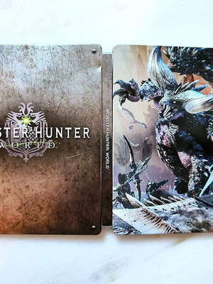 Monster Hunter World Steelbook used, official